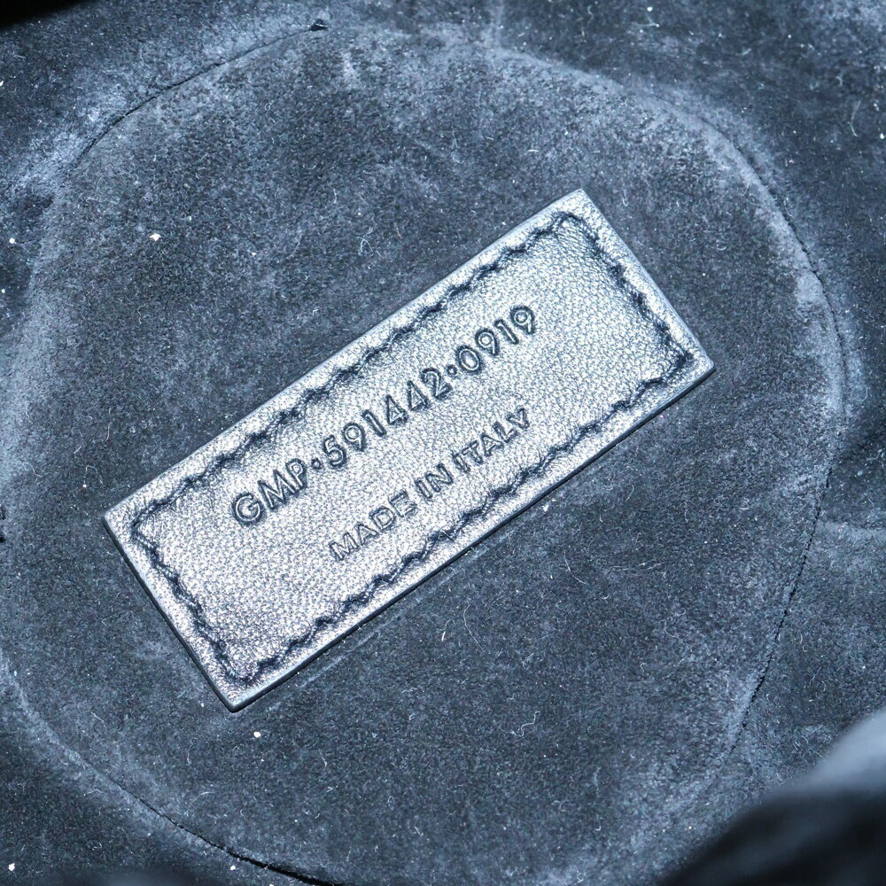 Saint Laurent Python Bag Drawstring Paris Chain B… - image 4